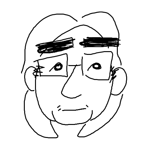 Selfportrait made in Paint